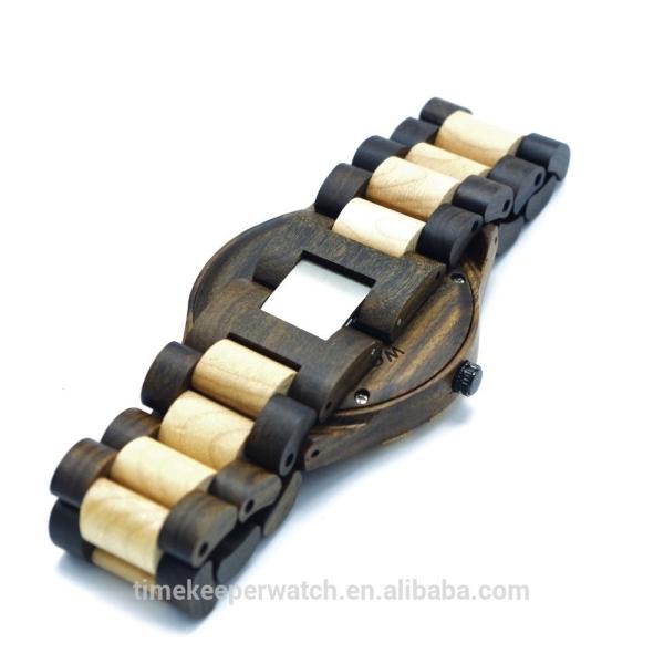 black wood watch , wood wrist watches men 2015 , natural wood material good for health .we wood watches