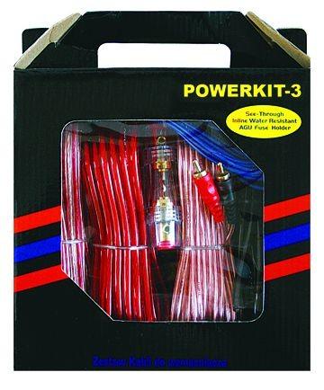OEM Blister Gift box Packgae 8 GA Car Audio Amplifier Wire  Kit with 60A AGU Gold Fuse Holder