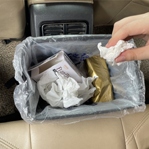 Car Trash Can For Car Cute, Car Trash Bag Bin Hanging Waterproof Automotive Car Garbage Cans Leak Proof Vehicle