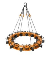 Equipo hidráulico eficiente de cadena ajustable del corte de la pila de 790kN SPA8