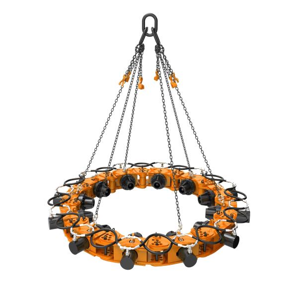 調節可能なチェーン有効な790kN SPA8の油圧山の切断装置