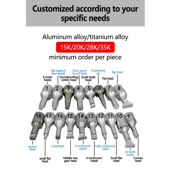 Portable Aluminum Ultrasonic Generator Welder Horn Transducer Multi Frequency