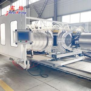 PE PP Double Wall Corrugated Plastic Pipe Machine Realize Online Flaring High
