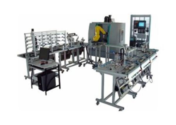 Teaching Mechatronics Training Equipment 0.4Mpa Flexible Production System With CNC
