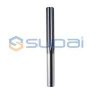 Carbono sólido de alto desempenho 6 flautas Chucking Reamer com flauta recta ferramentas de corte de engrenagem de barragem longa Face Metal