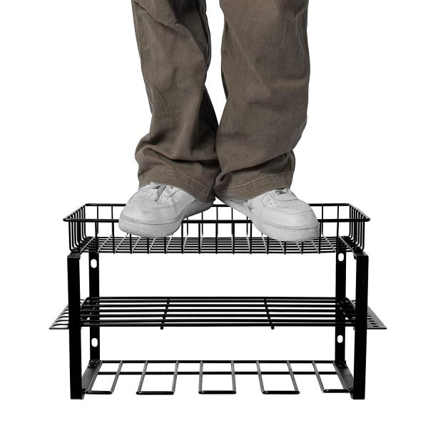 Power Tool Organizer Storage Rack Garage Wall Mount Cordless Drill Holder Utility Tool Shelf
