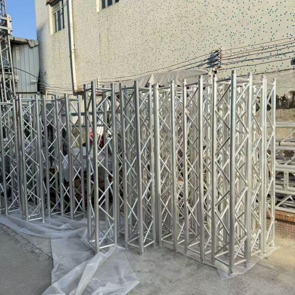 Portable Aluminum Lighting Truss Durable Lightweight Modular Structure for Event Stage Exhibition Lighting Setup