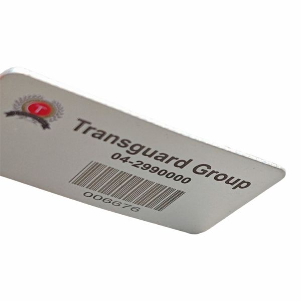 304 And 316 stainless Steel Permanent Engraved Serial Number Industrial Equipment Inspection Labels, Asset Tracking QR Code Labels