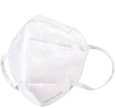 Disposable N95 Face Mask White Color Non Woven Fabric Fiberglass Free