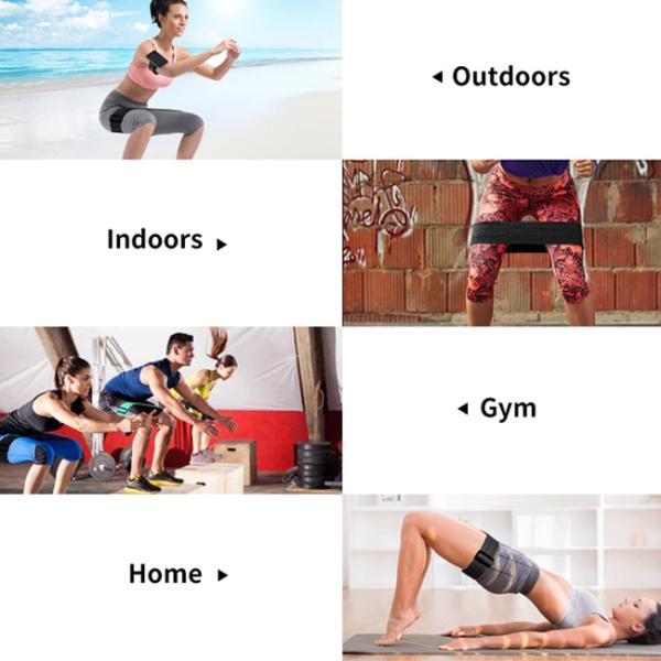 OEM Body Shaping No Slip Camouflage Hip Circle Resistance Band