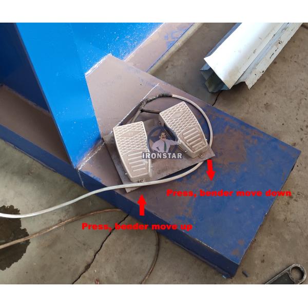 “m Foot Press Metal Bending Machine Hydraulic Foot Pedal Sheet Metal Press Brake For Galvanized PPGI Roof Panel Metal Folding Processing”