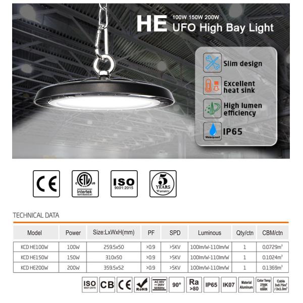 AC85-265V SMD 2835 130lm/W привело высокого залива 200w