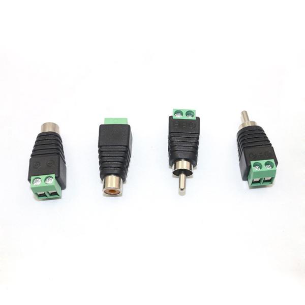 UTP Cat5 Cat6 Cable Audio Video AV Female RCA to Screw Terminal Blocks