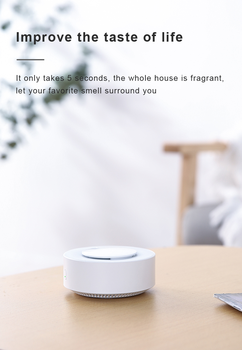Mini White Electric Rechargeable Ultrasonic Car Bedroom Night Light air Aroma Diffuser