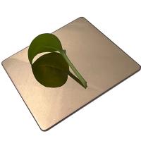 Chapa metálica super do espelho AISI 304 304L Rose Gold Decorative Stainless Steel