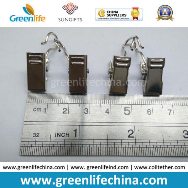 High Quality Metal Clip Holder w/Hook Curtain Clip ID Badge Accessories Hardware Clips