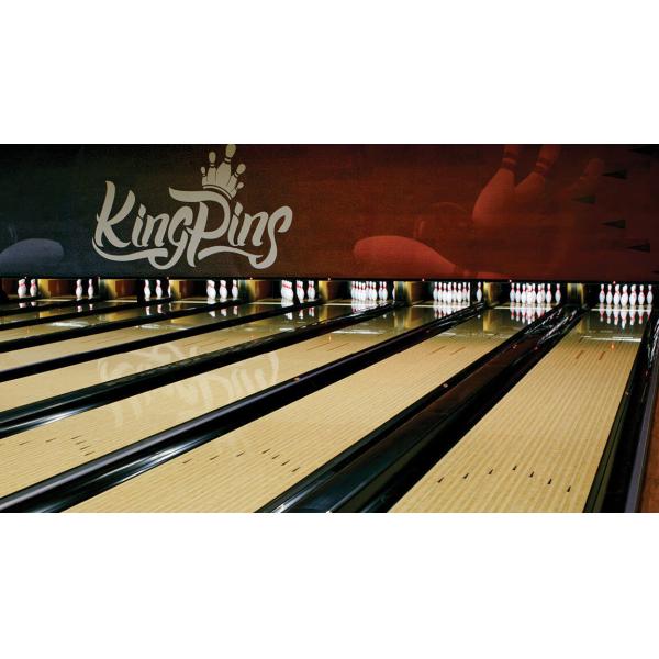 Glow Effect Brunswick Bowling Alley Equipment For Grey Fitness Center