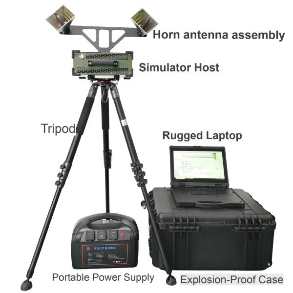 Ultra Wideband Radar Signal Simulator 20W High Power Output For Electronic Warfare
