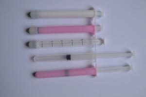 empacotamento plástico de 3g Vaginal Applicator For Gynaecology Gel