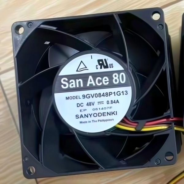 Sanyo Denki Fan Industrial Cooling Fan 9GV0848P1G03 Axial Cooling Dc Fan 48V 0.84A for Danfoss Variable Frequency Drive
