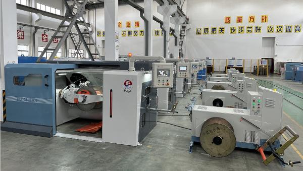 Fuchuan High Speed Double Twisting Stranding Machine Buncher With Electronic Pitches