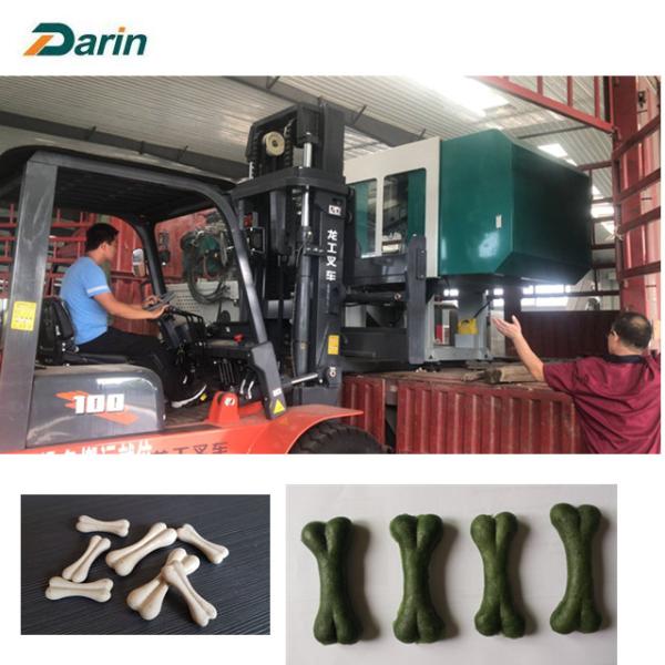 A máquina do deleite do cão do CE para petiscos do animal de estimação escova/cão forma do osso que mastiga a fatura do produto