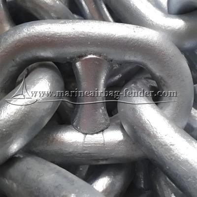 High Strength Carbon Steel Offshore Chain  / Galvanized Fishing Chain