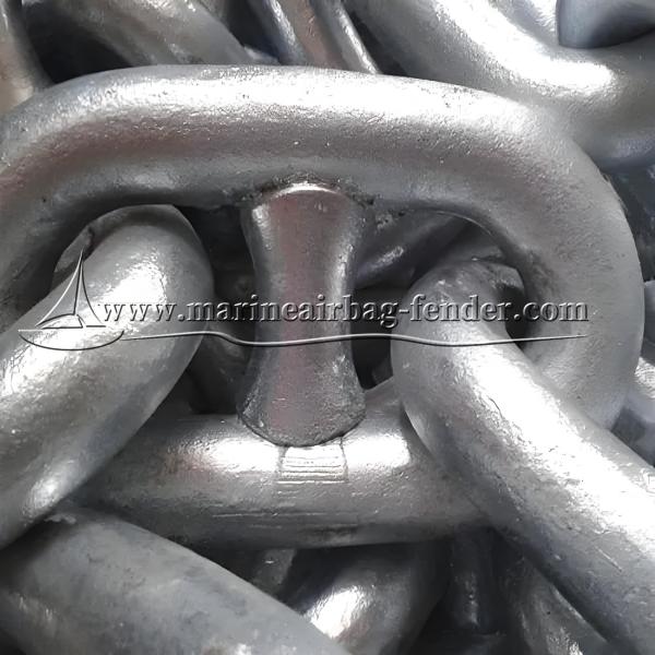 Corrosion Resistant Mooring Chain Galvanized Carbon Steel Ship Anchor Chain