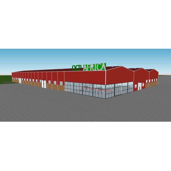 Здания мастерской удобрения склада стальной структуры стальные