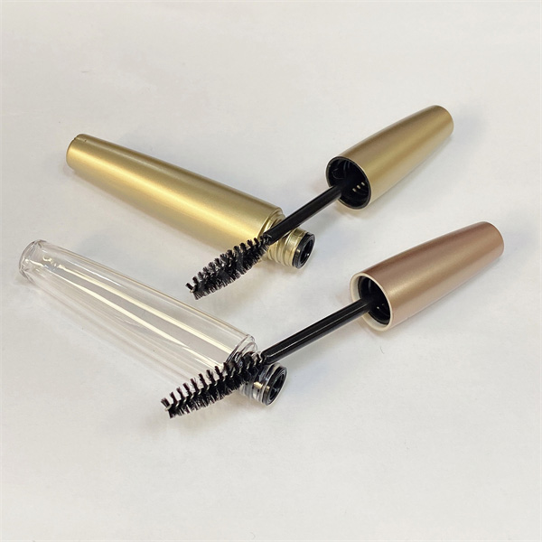 Vara formada oval PETG plástico 7ml de Matte Rose Gold Mascara Tube With
