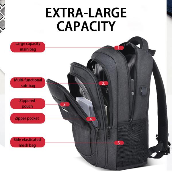 OEM Logo Outdoor Smart Laptop Backpack Bag For Men Business Travel