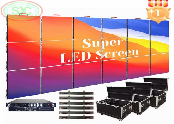 Display LED de alquiler 2500cd/m2 Brillo 500x500mm gabinete
