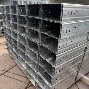 Multi Style Aluminum Ladder Cable Tray OEM Metal Electrical Trunking