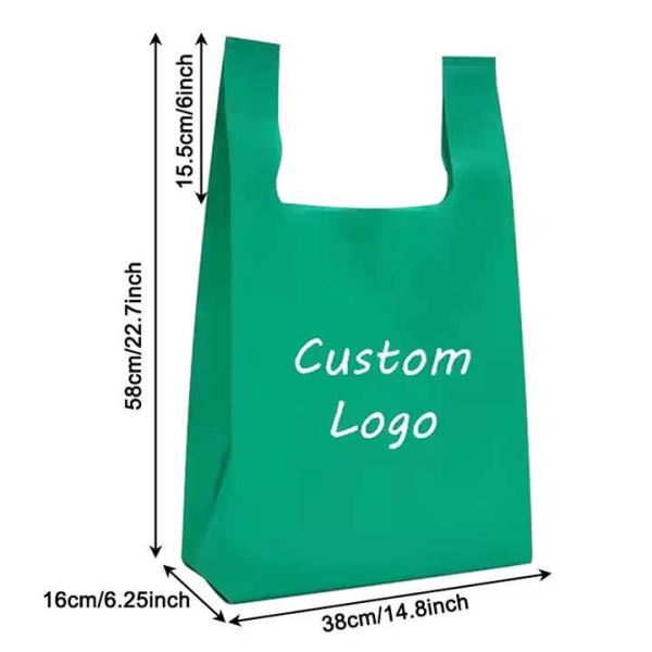 Custom Logo Retail Biodegradable Grocery Reusable Shopping Tote T-Shirt Plastic Corn Starch Vest To Go Poly Bag Supermarket