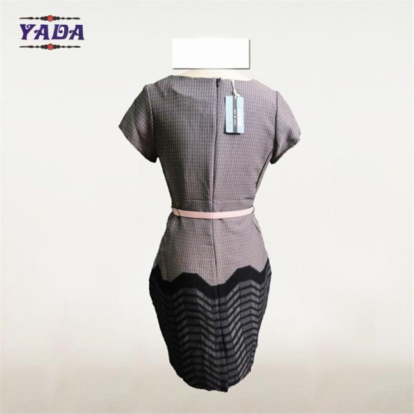 Женщины стройный фит бодикон печатный дизайн границы Китайское платье мода женская одежда женщины дамы для продажи