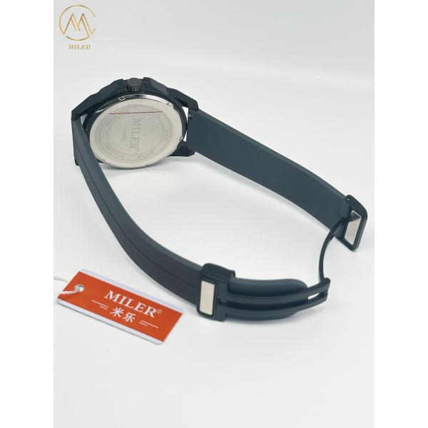 Custom Logo Minimalist Watch For Men Sport Silicone Waterproof Luminous Quartz Watches Mens Business Calendar Wrist Watches