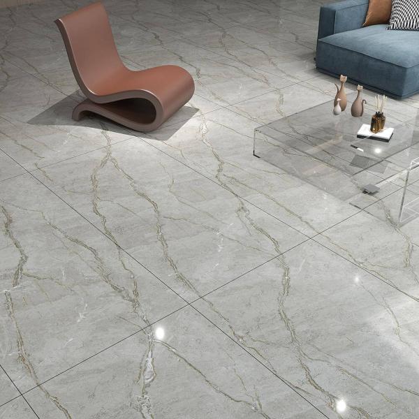Carrelage en porcelaine de luxe K Line DOT doré brillant poli 900x1800mm pour sol et mur
