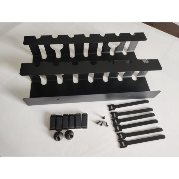 Домой Электрический проволочный организатор Поднос для управления стальной проволокой Металлический тип литой железной стойки