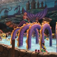 Parque acuático al aire libre, empapelador de fibra de vidrio Equipo de juegos acuáticos
