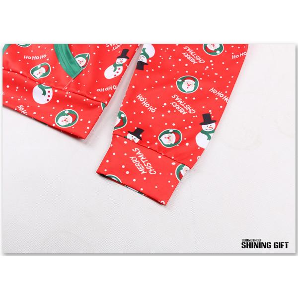 Cute Christmas Snowman Digital Print Pullover Hooded Sweatshirt Pocket Hoodies