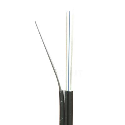 LSZH FTTH 4C Fiber Optic Drop Cable Single Mode G652D Self Supporting Cables