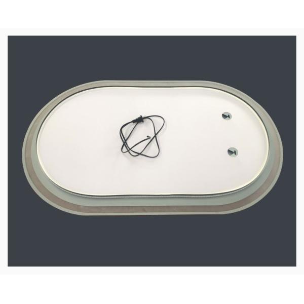 Factory direct bathroom mirror light oval waterproof and haze-proof light luxury hotel toilet glass mirror lamp