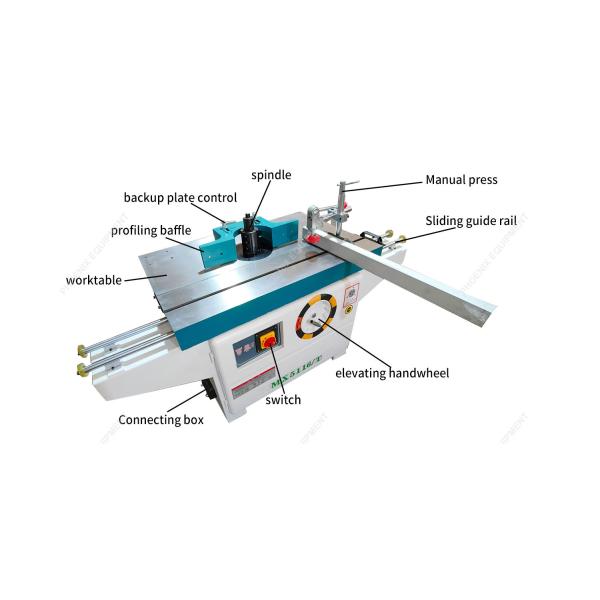 Single Axis Wood Shaping Machine with Automatic Sliding Table and 800mm Max Working Width