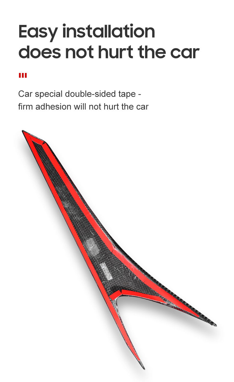 Dry Carbon Fiber Car Shift Panel Side Trim Cover for Lexus IS 13-19 Year