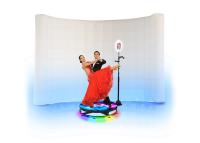 Danda Inflatable LED White Photo Booth Wall Weddings Birthdays Events Advertising Ax