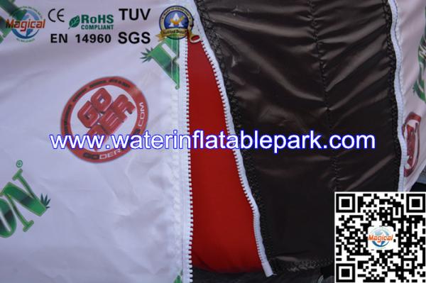 Portable Fire Retardant Inflatable Dome Tent With 4 Legs , CE / UL Blower