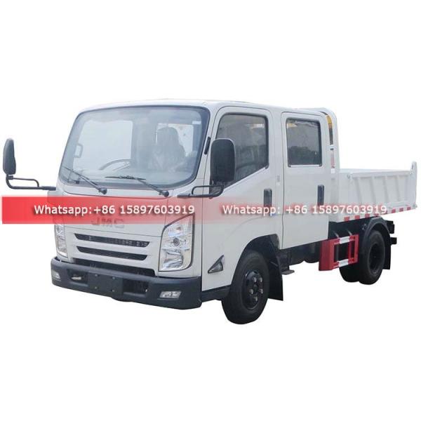 Mini camion benne JMC petit prix, plus cabine double rangée, 4 tonnes, à vendre