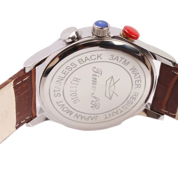Men's Quartz Watch – Japanese Miyota PC21 Movement | Leather Strap - OEM/ODM Wholesale Supported