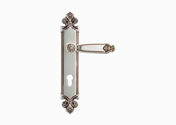 135mm 63mm Vintage Solid Brass Bronze Interior Door Handles For Luxury Door