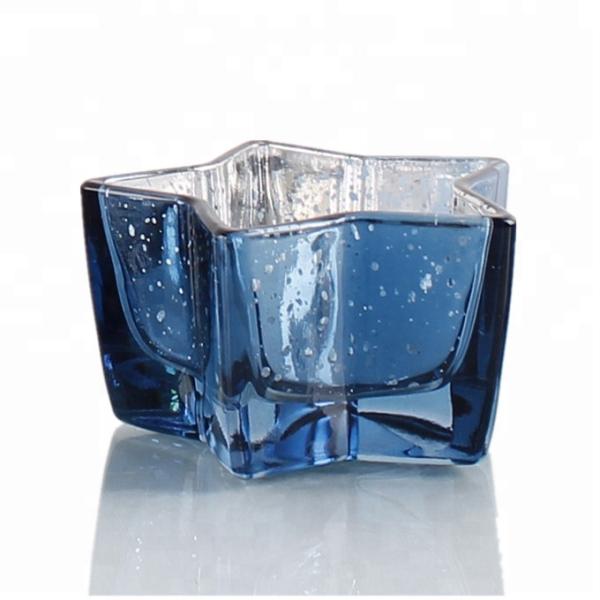 Mercury star shaped candle holder candle stand for home wedding parties decoration